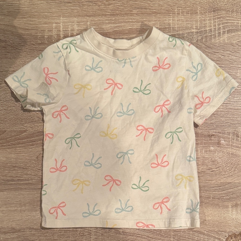 H&M Kids Multicolor Bow T-Shirt